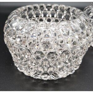 Westmoreland EAPG Overall Hob #444 Rose Bowl 4.75" Clear Pressed Glass Antique